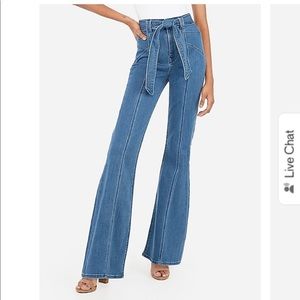 Express High-Waisted “Bell Flare” Jeans